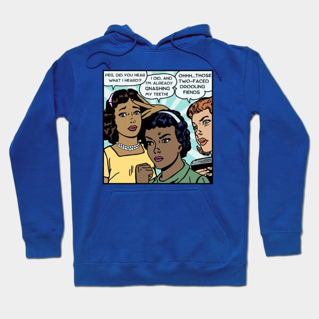 Comic Women Are Angry Hoodie by Slightly Unhinged